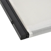 PawHut Mensola per Gatti da Parete in Acciaio con Tessuto Traspirante, 42.5x54x34cm Nero(m-9)