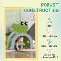 AIYAPLAY Crocodile Design Kids Play Tunnel for Ages 3-6 Crawl and Climb(m-5)