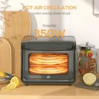 HOMCOM 35-70°C Six-Tray Food Dehydrator - Black(m-4)