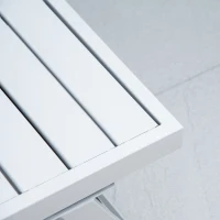 Outsunny 3 Pieces Garden Furniture Sets, 6 Seater Corner Sofa Set with Adjustable Backrest Chase Lounge with Slatted Metal Top Table, Padded Cushion, Grey(m-9)