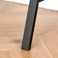 HOMCOM Writing Desk Computer Table Home Office PC Laptop Workstation Storage Shelf 84L x 45W cm Rustic Brown(m-9)