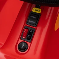 AIYAPLAY 6V Electric Go Kart for Kids with Music, Light, Horn, for 3-5 Years, Red(m-9)