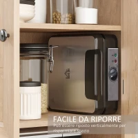 HOMCOM Macchina per Waffle con Piastre Antiaderenti e Temperatura Regolabile, 1200W, Nero(m-5)