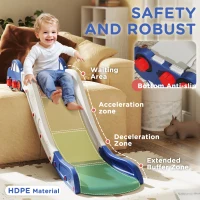 AIYAPLAY Kids Slide for Bed, Sofa, with Extended Length, Easy to assemble and Store, Blue(m-5)