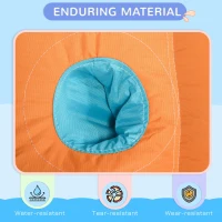 Outsunny 6 in 1 Shark-Themed Bouncy Castle, Inflatable Water Park, with Slide, Pool, Trampoline, Blower, for Ages 3-8 Years(m-6)