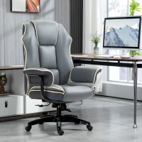Vinsetto Fauteuil de Bureau Gamer Chaise de bureau Ergonomique Hauteur réglable Dossier Bascule et Inclinable Pivotante à 360°(m-2)