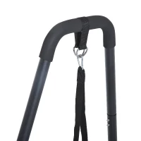 Homcom Barres Parallèles de Musculation en Métal Noir 280 x 92 x 58 cm(m-9)