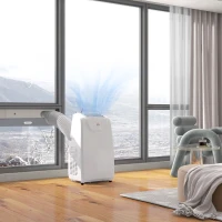 HOMCOM 12,000 BTU Multi-Mode Mobile Air Conditioner - White(m-10)