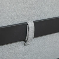 Outsunny 4 Pieces Aluminium Garden Furniture Set L Shape Sofa Set with Tables, Cushions for Indoor, Garden, Patio, Dark Grey(m-9)