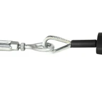 Outsunny Kits de tyroliennes pour enfants 6-10 ans poignée antidérapante corde réglable dispositif de protection d'arbre(m-9)