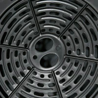 HOMCOM Friteuse sans huile à air chaud, Air Fryer, 1300 W 2,5 L, 7 programmes, température réglable, minuterie, noir(m-9)