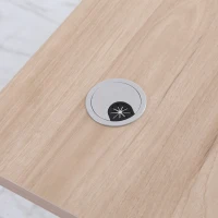 Vinsetto Scrivania Regolabile in Altezza con Regolazione Manuale a Manovella, 120x60x72-117cm, Bianco(m-8)