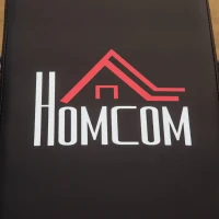 HOMCOM Adjustable Weight Bench, Foldable Bench, with Barbell Rack, Black(m-8)