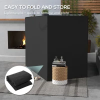 Outsunny 3-Seat Outdoor Garden Swing Chair Protective Cover Water UV Resistant, 240L x 133Wcm, Dark Grey(m-6)