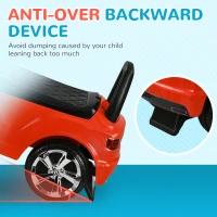 AIYAPLAY Bentley Bentayga Licensed Foot to Floor Ride on Car, Sliding Car Push Along Car w/ Under Seat Storage - Red(m-7)
