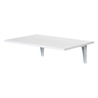 HOMCOM Tavolo da muro 60cm x 40cm x 20cm Bianco