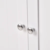 kleankin Armario de Baño con 2 Puertas y 2 Estantes Ajustables Interiores Mueble Auxiliar de Almacenaje 60x30x80 cm Blanco(m-9)