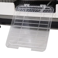 PawHut Four-Tier Small Animal Cage, for Bunnies, Ferrets, Chinchillas w/ Wheels, Tray - Black(m-10)