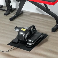 SPORTNOW Under Desk Electric Elliptical Machine for Home, Sit Down Pedal Exerciser for Seniors with 12 Programs, LCD Monitor, Compact with Remote Control & Non-Slip Pad(m-9)