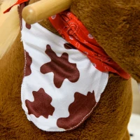 HOMCOM Cheval à bascule jouet à bascule fauteuil intégré ceinture de sécurité fonction sonore hennissement 18-36 mois marron(m-8)