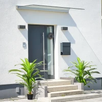 Outsunny Set of Two Artificial Dracaena Plants(m-2)