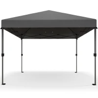 Outsunny 3 x 3m Pop-Up Gazebo, with Accessories - Grey(m-11)