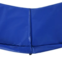 HOMCOM Cubierta de Protección Acolchada para Cama Elástica Borde de Seguridad para Trampolines con Diámetro Ø244 cm Azul(m-8)
