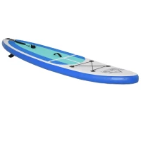 HOMCOM Stand up paddle gonflable surf planche de paddle pour adulte dim. 305L x 75l x 15H cm nombreux accessoires fournis PVC(m-9)