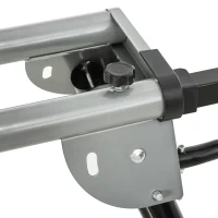 DURHAND Soporte Universal para Sierra Ingletadora Plegable con Distancia de Trabajo Ajustable Fácil de Transportar y Almacenar 123,5-245x73x96 cm Negro(m-9)