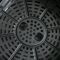 HOMCOM 6.5L Single Basket Air Fryer, 80-200°C Temperature, Black and Gold Tone(m-9)