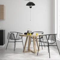 Outsunny Riscaldatore a Infrarossi con Illuminazione a LED in Alluminio e Metallo Epossidico Anticorrosivo Certificato IP34: Protezione contro gli Spruzzi d'Acqua 1500W Ø40.5 x 30.7A cm(m-2)