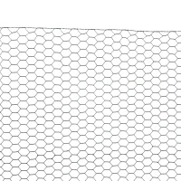 PawHut Grillage à poule rouleau - 25L x 1H m  - acier revêtement PVC vert(m-10)