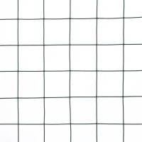 PawHut Rete Metallica da Giardino con Rivestimento in PVC per Recinzioni da Esterno, 500x91cm, Verde(m-9)