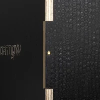 SPORTNOW Cajón de Salto Pliométrico de Madera con Mangos Huecos Carga 120 kg para Casa Oficina Gimnasia 40,5x35,5x30,5 cm Negro(m-8)