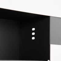 HOMCOM Camino Bioetanolo in Acciaio Inox, 2.5h di Combustione con Serbatoio 1.5L e Copertura 20m², 90x16x40 cm, Argento(m-9)