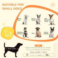 PawHut Dog Crate Pet Kennel Cage Large Top End Table w/ Side Cabinet Soft Cushion for Small Dogs Grey 98 x 48 x 70.5 cm(m-7)