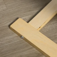 HOMCOM Fauteuil Relax Confort et Relaxation avec Repose-Pied réglable déhoussable 94 x 66,5 x 100 cm cm Bois Massif Noir(m-9)