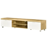 HOMCOM Modern TV unit Cabinet Entertainment Centre for TVs up to 90" w/ Cabinet Shelf for Living room Bedroom(m-11)