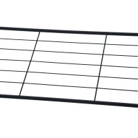 HOMCOM Portant penderie à vêtements sur pied style néo-rétro fer forgé étagère chaussures intégrée noir(m-7)