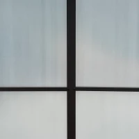 Outsunny Serra da Giardino in Policarbonato e Alluminio, Esagonale, 2.42.4m, Trasparente(m-7)