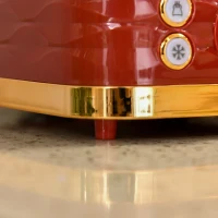 HOMCOM 3000W 1.7L Rapid Boil Kettle & 4 Slice Toaster, Kettle and Toaster Set with 7 Browning Controls and Crumb Tray, Red(m-9)