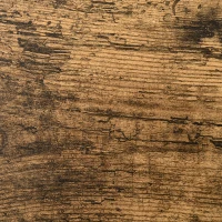 HOMCOM Mobile Scarpiera Salvaspazio a 3 Ante con Mensole Regolabili per 12-18 Scarpe, in Legno, 62.5x26x117.5cm, Marrone Rustico(m-9)