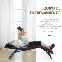Outsunny Tumbona de Jardín Aluminio Reclinable con Respaldo Ajustable de 5 Niveles Reposapiés Regulable y Reposacabezas Extraíble para Terraza Balcón Exterior 66x152x81 cm Negro(m-4)