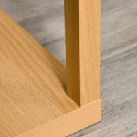 HOMCOM 3-Tier Floor Lamp, Floor Light with Storage Shelf, Reading Standing Lamp with Acrylic Shade for Living Room, Bedroom, Kitchen, Dining Room, Office, Dorm, 160cm, Natural(m-9)