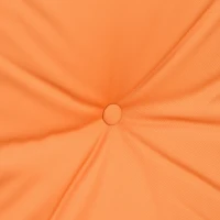 Outsunny Set Mobili da Giardino in Rattan PE con 2 Poltrone Divano a 2 Posti e Tavolo e Cuscini, Colore Khaki e Arancione(m-8)