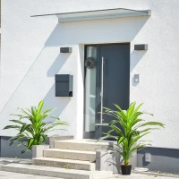 Outsunny Set of Two Artificial Dracaena Plants(m-10)