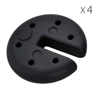 Outsunny Pop up Canopy Weight Set of 4, Heavy Duty Sand Fillable Tent Leg Weights for Marquee Party Tent Canopy, Total 20kg(m-11)