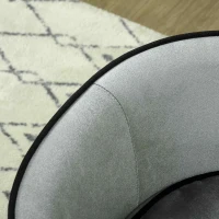 PawHut Dog Sofa Pet Chair, Kitten Bed Couch w/ Wooden Frame, Removable Cushion - Silver-Tone and Grey(m-8)