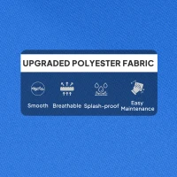 Outsunny 115 x 56cm Rocking Chair Padded Seat Cushion - Blue(m-5)