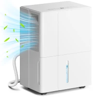 HOMCOM 30L Clothes Dryer Dehumidifier - White(m-1)